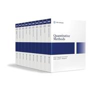 Programme CFA 2025 Niveau I – Méthodes quantitatives, Économie, Analyse financière – Wiley-VCH