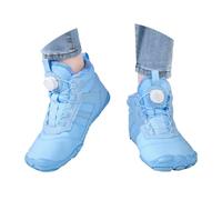 2025 Chaussures d'hiver à lacets épaisses décontractées pour homme Semelle souple Chaussures tendance pour papa Bottes de neige VTT Chaussures imperméables, bleu ciel, 41 EU