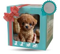 2025 Chien robot amélioré, mon chiot robot réaliste qui se comporte comme un véritable chiot qui aboie - Chien robot doux et mignon qui marche et aboie (A)