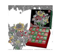 2025 Christmas Advent Calendar with 24 Day Flower Bouquet Building Blocks