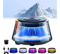 2025 Cloud Mist Car Diffuser Auto On/Off, Car Air Freshener Premium Scenic Fragrance Car Freshener, Rechargeable, Adjustable Intensity (Snowy mountains,1 replacement)