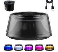 2025 Cloud Mist Car Diffuser, Premium Scenic Fragrance Car Freshener, Smart Car Air Freshener, Auto On/Off, 5 Ambient Light, Adjustable Intensity (Citrus)