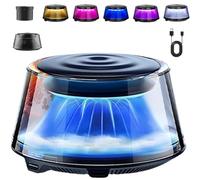 2025 Cloud Mist Car Diffuser, Smart Car Air Freshener, With Usb Rechargeable, Auto On/Off, 5 Ambient Light Adjustable Intensity, Long Lasting Automotive Air Fresheners (Cherry Blossom)
