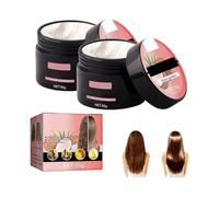 2025 Coconut Bomb Nourishing Hair Mask,Shinyhair Instant Keratin Hair Repair Mask,Natural Coconut Oil Hair Mask Silky Deep Conditioner for Dry Damaged Hair and Growth, for All Hair Types (2 Pcs)