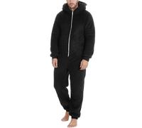 2025 Combinaison Pyjama Homme Grenouillere Homme Combi Pyjama à Capuche Onesie Tout en Un Chaud en Polaire Rompe Sleepwear Ample Comfortable une pièce moelleux et doux