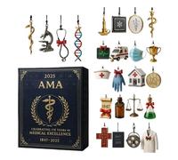 2025 Countdown Calendar, Christmas Tree Ornament Countdown Calendar, 24 Days 178th Anniversaries 2D Acrylic Pendant For Holiday Organizers Wallet Wall Collectors Home Living Room Mantle Classroom
