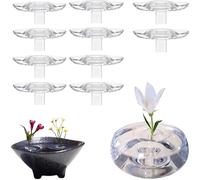 2025 Creative Floating Floral Arrangement Holder,Creative Floating Floral Arrangement Holder,Round Flower Arranger Flowers Fixed Tools,for Fish Tanks (Small-10)