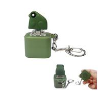 2025 Croaking Frog Keychain, Portable Rechargeable Stress Relief Clicking Keyboard, New Frog Stress Reliever with Colorful Lights(1pcs)