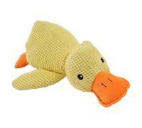2025 Cute The Mellow Dog Jouet pour chien canard apaisant, jouet pour chien canard charlatan, jouets à mâcher pour chien canard en peluche jaune avec couineur doux, jouets interactifs pour chiens