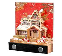 2025, de Noël Late Away | Écriture de De à Noël L'attention de la maison, ami de cette horloge frappante 2025 révèle une sculpture en papier invisible, offrant un effet