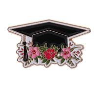 2025 Début des broches Casquettes élégantes Design Robous Broches en alliage Bijoux pour cérémonies de remise des diplômes Élégant Broche appel, taille unique, Comme décrit