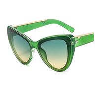 2025 designer mode grand cadre œil de chat hommes et femmes lunettes de soleil d'extérieur plage ombre lunettes de soleil décoratives (couleur : G, taille : moyen)
