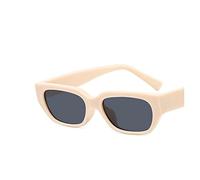 2025 Designer Small Frame Square Retro Fashion Sunglasses for Men and For Women for Outdoor Vacances (Color : D, Size : 1)