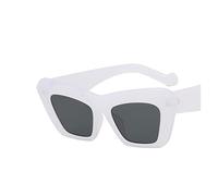 2025 Designer Triangle Cat Eye Lunettes de soleil rétro Hip Hop pour hommes et femmes d'extérieur (couleur : C, taille : 1)