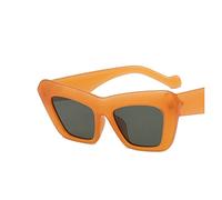 2025 Designer Triangle Cat Eye Lunettes de soleil rétro Hip Hop pour hommes et femmes d'extérieur (couleur : B, taille : 1)