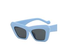 2025 Designer Triangle Cat Eye Lunettes de soleil rétro Hip Hop pour hommes et femmes d'extérieur (couleur : F, taille : 1)