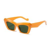 2025 Designer Triangle Cat Eye Retro Hip Hop Lunettes de soleil mode vacances en plein air pour hommes et femmes (couleur : F, taille : moyen), F, Taille unique