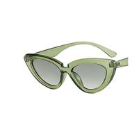 2025 Designer Triangle Cat Eye Retro Small Frame Hip Hop Lunettes de soleil pour hommes et femmes (couleur : G, taille : 1)