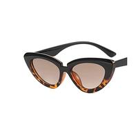 2025 Designer Triangle Cat Eye Retro Small Frame Hip Hop Lunettes de soleil pour hommes et femmes (couleur : D, taille : 1)