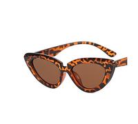 2025 Designer Triangle Cat Eye Retro Small Frame Hip Hop Lunettes de soleil pour hommes et femmes (couleur : C, taille : 1)
