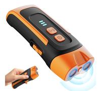 2025 Dispositif anti-aboiement pour chiens - 2 modes - Dispositifs anti-aboiements à ultrasons avec lampe de poche LED - Dispositif de dressage portatif rechargeable pour chien - Dispositif de