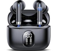 2025 Écouteurs Bluetooth, New Ecouteurs Bluetooth 5.4 Sans Fil avec HiFi Stéréo, 40H Mini Oreillette Bluetooth ENC Réduction Antibruit Mic Casque Bluetooth, Ecouteurs Sans Fil pour Android iOS, Noir
