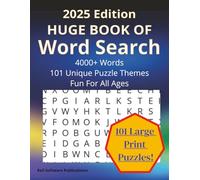 2025 Edition Huge Book Of Word Search: 4000+ Words, 101 Unique Puzzle Themes, Fun For All Ages, Perfect for Free Time Relaxation