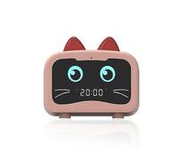 2025 - Enceinte Bluetooth multifonctionnelle, rechargeable, LED, son de qualité, chat rose