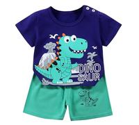 2025 Ensemble de t-shirts d'été à manches courtes pour garçons et filles garçons et filles Short à manches courtes Ensemble deux pièces Garçons 6 mois Vêtements, d, 18-24 mois