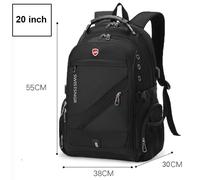 2025 Étanche 17/20 Pouces Sac À Dos Pour Ordinateur Portable Hommes Avion Voyage Sac À Dos Femmes Oxford Sac À Dos Mâle Sac D'École Moderne Mochila