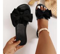 2025 Été Nouveau Chaussures Femme Grande Taille - Sandales Ouvertes Blanc Design Fleur Papillon, Chaussures Mode Été Glissant, Confortables Pour Port Quotidien, Plage Et Sorties Décontractées Coupe La