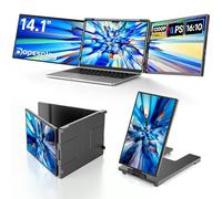 2025 Extension ecran pc Portable, 14,1" IPS FHD 1200p Triple Moniteur Portable, Plug & Play Extension de Moniteur, Compatible avec Win/Chrome/Android/Mac, pour 14"-17"