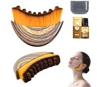 2025 Face Brush with Built-in Ginger Massage Oil, Lymphatic Drainage Massager for Face, Jawline & Chin, Reduce Bloating with Soft Bristles, Improve Circulation for Home & Spa Use (1)