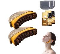2025 Face Brush with Built-in Ginger Massage Oil, Lymphatic Drainage Massager for Face, Jawline & Chin, Reduce Bloating with Soft Bristles, Improve Circulation for Home & Spa Use (2)