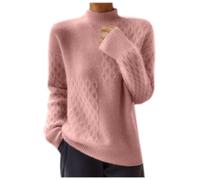 2025 Femme Pull Chic et Elegant en Laine Ample Pulls Cachemire Femmes Pas Cher, Chaud, LéGer, Manches Longues, Chic, Col V, Et Elegant, Elástique Top, Pull en Tricot, Vetement Solde Chemisier Top
