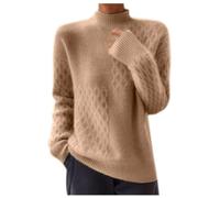 2025 Femme Pull Chic et Elegant en Laine Ample Pulls Cachemire Femmes Pas Cher, Chaud, LéGer, Manches Longues, Chic, Col V, Et Elegant, Elástique Top, Pull en Tricot, Vetement Solde Chemisier Top