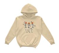 2025 Filles Halloween Imprimé Sweat à Capuche Enfants Pull Sweatshirt Manches Longues Veste Polaire Chaude Décontractée pour les tout-petits Adolescent Tenue d'hiver Pull Enfants Filles, kaki, 13-14