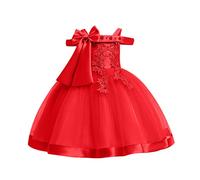 2025 Filles Robes de Soirée Enfant Robe de Princesse sans Manches Robe Enfant Fille été Princesse Bowknot pour Anniversaire Formel fête Mariage Baptême Demoiselle d'honneur Communion