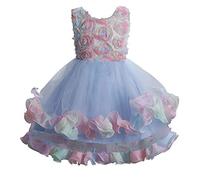 2025 Filles Robes Tutu Fleur Mariage Anniversaire Cake Smash Mode Robe de Soirée Fête Fille À Volants Dentelle Fleur Robes Pageant Fête De Mariage Baptême Robe en Dentelle Pas Cher