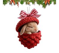 2025 Forest Animal Acorn Ornaments | Nouvelle Décoration Animale en Pomme DePin | Fête d'hiver À Suspendre À Plat 2D | Pendentifs De Noël en Forme De Gland en Acrylique