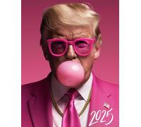 2025 Funny Trump Bubble Gum Planner: 8.5" x 11" Inches Weekly Daily Calendar
