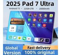 2025 Global Original tablette Pad 7 Ultra 11 pouces Android 15 22GB + 2TB 20000mAh 5G double carte SIM WiFi GPS HD 4K Android tablette PC Bleu