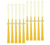 2025 Graduation Tassels with Keepsake Pendants, Cap Decorations for High School University Masters Teacher, Perfect for Photoshoots and Celebration Gift, 10 Pieces