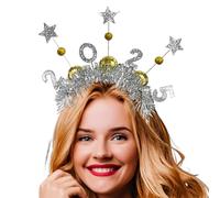 2025 Headband, Glitter Star Headwear, Firework Hair Accessories, Festival Costume Props, Sequined Headband, Hair Accessories for Kids, Adult Hair Accessories, Headwear, Shiny Festival Gear