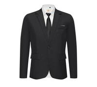 2025 Hommes Regular Grande Taille Double Poche Slim Léger Décontracté Présence Affaires Voyage Serpent Costume Hommes, Noir , 4XL
