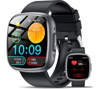 2025 ¿¿¿+Hrv Montre Connectée Avec ¿¿¿¿É¿¿¿/Imc, 1,75'' Hd Smartwatch Avec Appel Bluetooth, 24H Cardiofrequenceme/Spo2, Moniteur De Sommeil, Appel D'Urgence Sos Pour Android/Ios