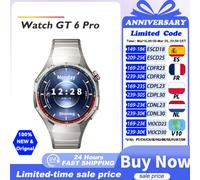 2025 HUAWEI WATCH GT 6 Pro Smartwatch 1.47 "AMOLED 21 jours d'autonomie HarmonyOS 6.0 NFC appels Bluetooth HUAWEI WATCH GT 6Pro 6 Pro Titanium 46mm