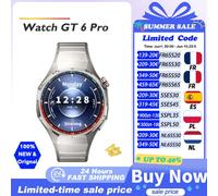 2025 HUAWEI WATCH GT 6 Pro Smartwatch 1.47 "AMOLED 21 jours d'autonomie HarmonyOS 6.0 NFC appels Bluetooth HUAWEI WATCH GT 6Pro 6 Pro Titanium 46mm