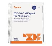 2025 ICD-10-CM Expert pour les médecins avec directives (spirale)