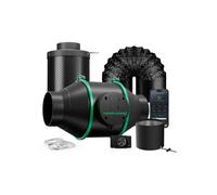 2025 iFresh Combo ventilateur de conduit en ligne intelligent de 4 pouces et filtre à charbon Mars Hydro